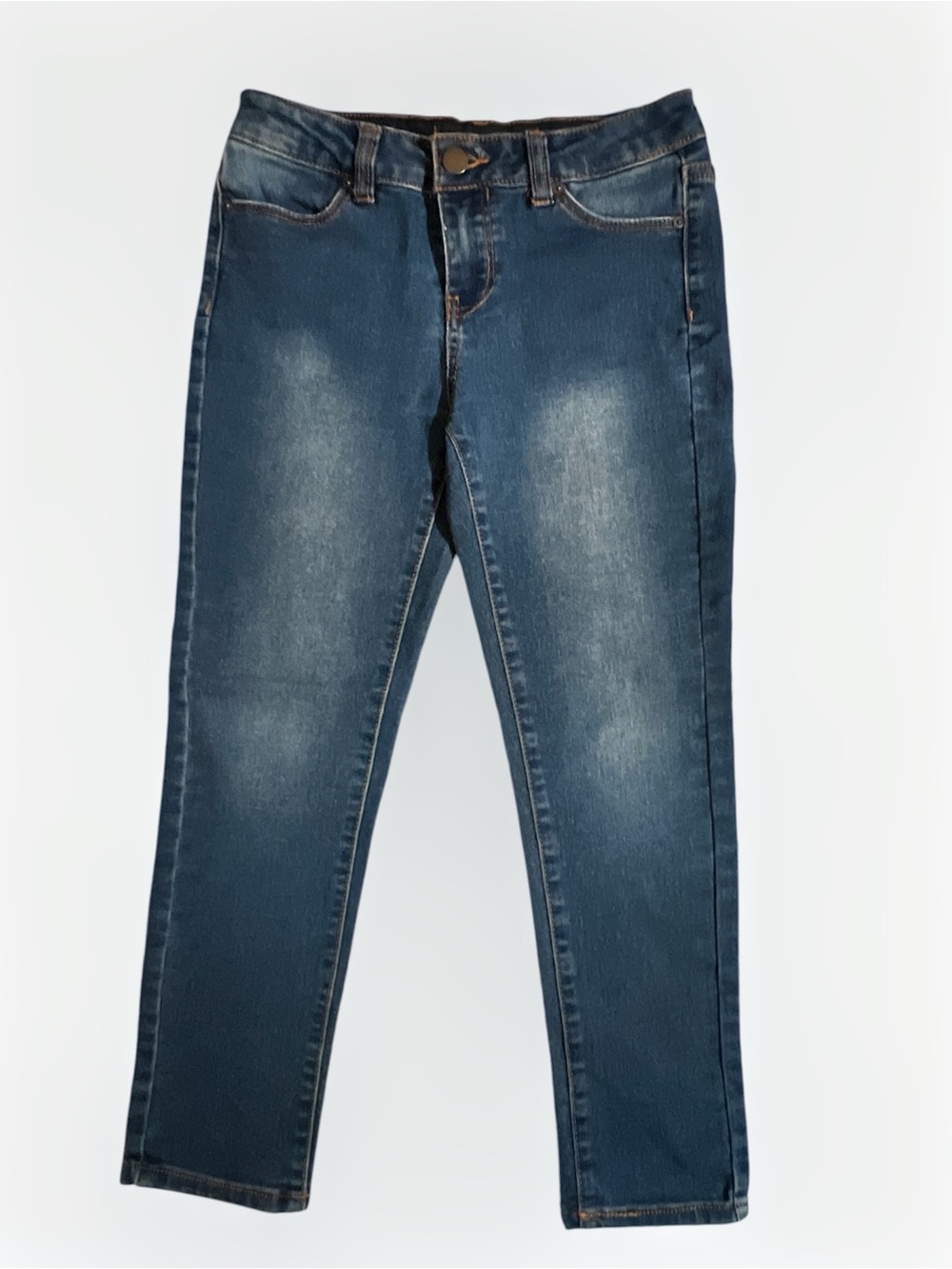 Calvin Klein Girls Jeans Dark Indigo Skinny Jeans 8 Medium